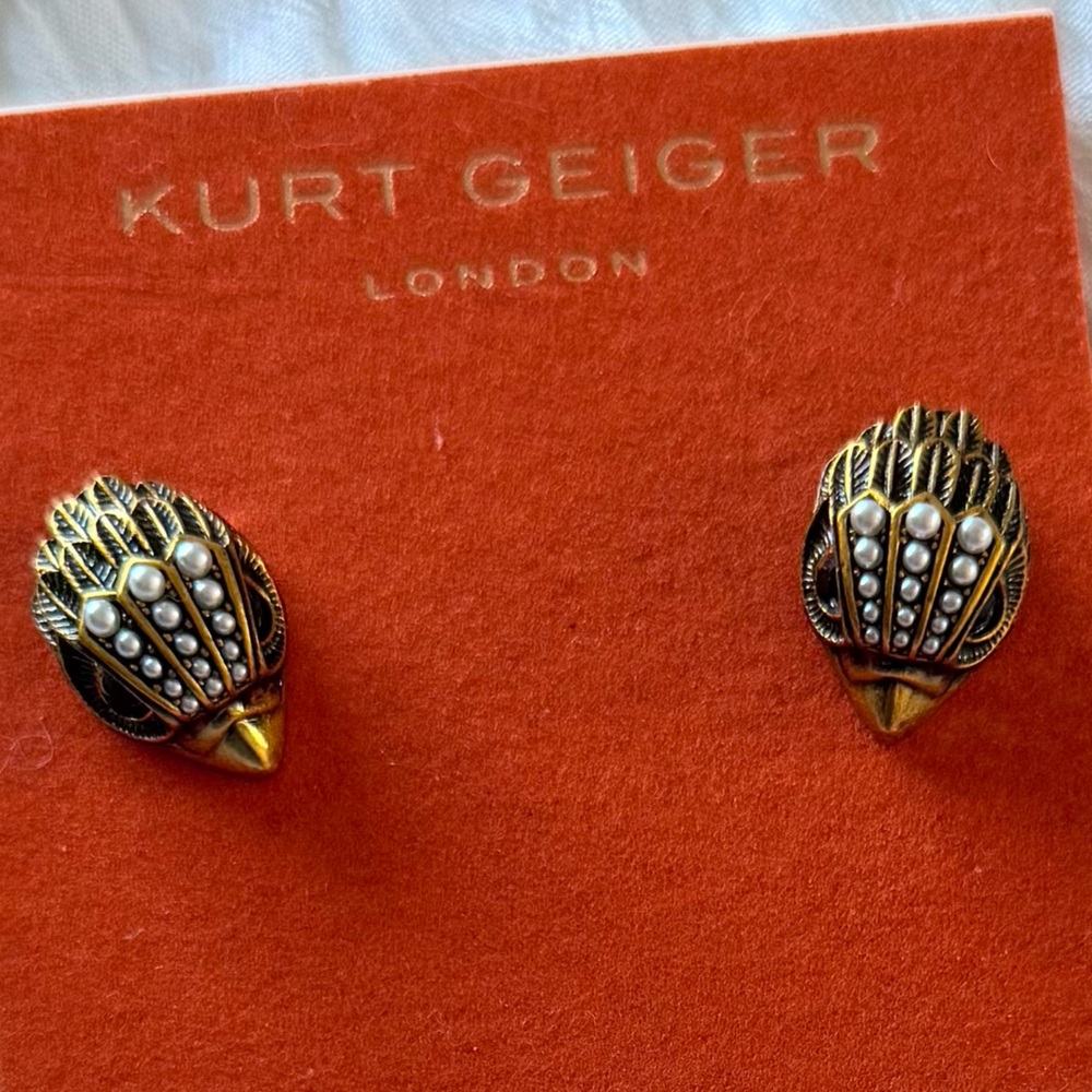 Kurt Geiger earrings with eagle head studs